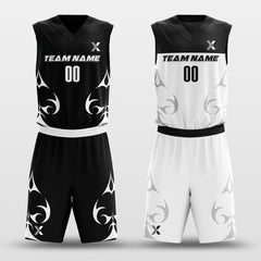 Cikers Sports Spades - Customized Reversible Sublimated Basketball Set