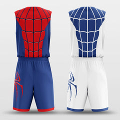 Cikers Sports Spiderman - Customized Reversible Sublimated Basketball Set