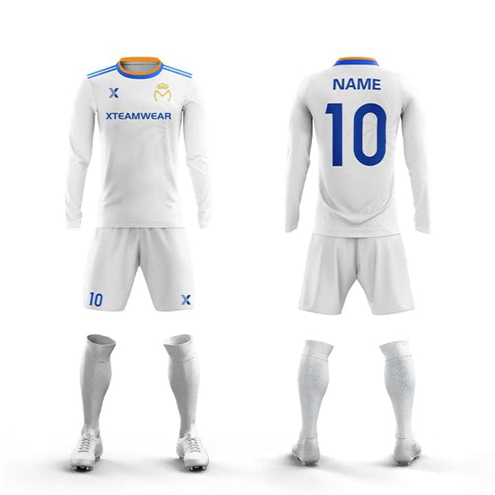 Cikers Sports Stripe Trim - Men Custom Soccer Uniforms Long Sleeve