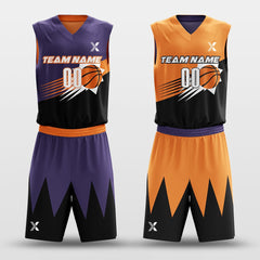 Cikers Sports Sun - Customized Reversible Sublimated Basketball Set