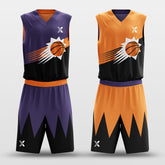 Cikers Sports Sun - Customized Reversible Sublimated Basketball Set