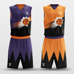 Cikers Sports Sun - Customized Reversible Sublimated Basketball Set