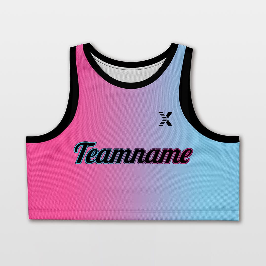 Cikers Sports Tank Top Setting Sun - Customized Women Crop Top Vest Loose Workout