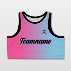 Cikers Sports Tank Top Setting Sun - Customized Women Crop Top Vest Loose Workout