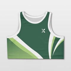 Cikers Sports Tank Top Thoughts of Love - Customized Women Crop Top Vest Loose Workout