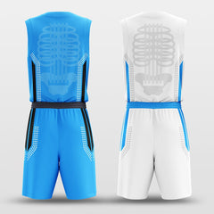 Cikers Sports Time Space - Customized Reversible Sublimated Basketball Set