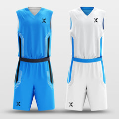 Cikers Sports Time Space - Customized Reversible Sublimated Basketball Set