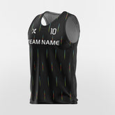 Cikers Sports Training Bibs Black / L Color Stripe - Sport Training Bibs Custom Black Design Online