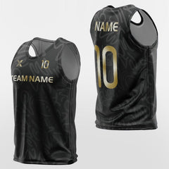 Cikers Sports Training Bibs Cool Black Paisley - Custom Training Bibs Design Sublimation