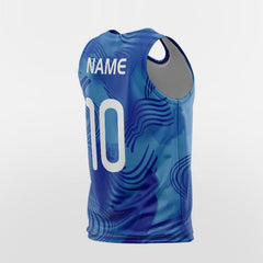 Cikers Sports Training Bibs Cool Print - Sport Training Bibs Custom Blue Design Online