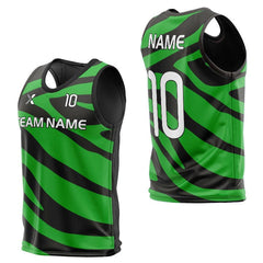 Cikers Sports Training Bibs Green / L Classic Zebra Print - Custom Training Bibs Sublimation Design