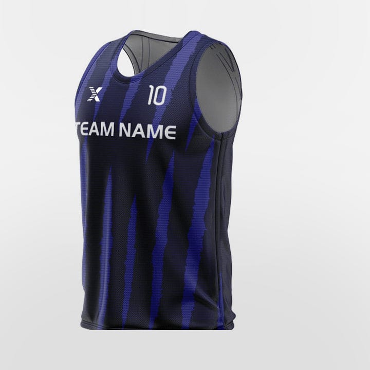 Cikers Sports Training Bibs Navy Blue &Black / S Classic Stripe- Custom Training Bibs Navy Blue Design Online