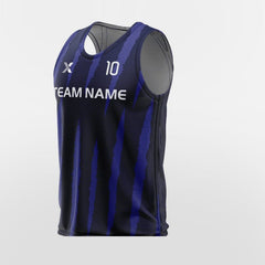 Cikers Sports Training Bibs Navy Blue &Black / S Classic Stripe- Custom Training Bibs Navy Blue Design Online