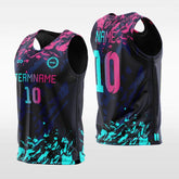 Cikers Sports Training Bibs Pink-Navy-Green / L Pop Camouflage - Custom Training Bibs Sublimation Design