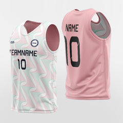 Cikers Sports Training Bibs White-Pink / L Rainbow - Custom Reversible Training Bibs Sublimated