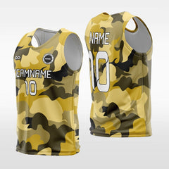Cikers Sports Training Bibs Yellow / L Sand Print - Training Bibs Custom Sublimation Design Online