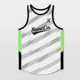 Cikers Sports Velocity - Customized Basketball Jersey Top Stripe Design
