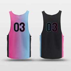 Cikers Sports Vest Setting Sun - Customized Reversible Basketball Jersey Top Quick Dry