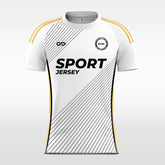 Cikers Sports White / S Geometric Pulse - Custom Soccer Jersey for Men Sublimation FT060327S