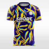 Cikers Sports Yellow / S Sparkling Firework - Custom Soccer Jersey for Men Sublimation