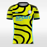 Cikers Sports Yellow / S Zebra - Custom Soccer Jersey for Men Sublimation