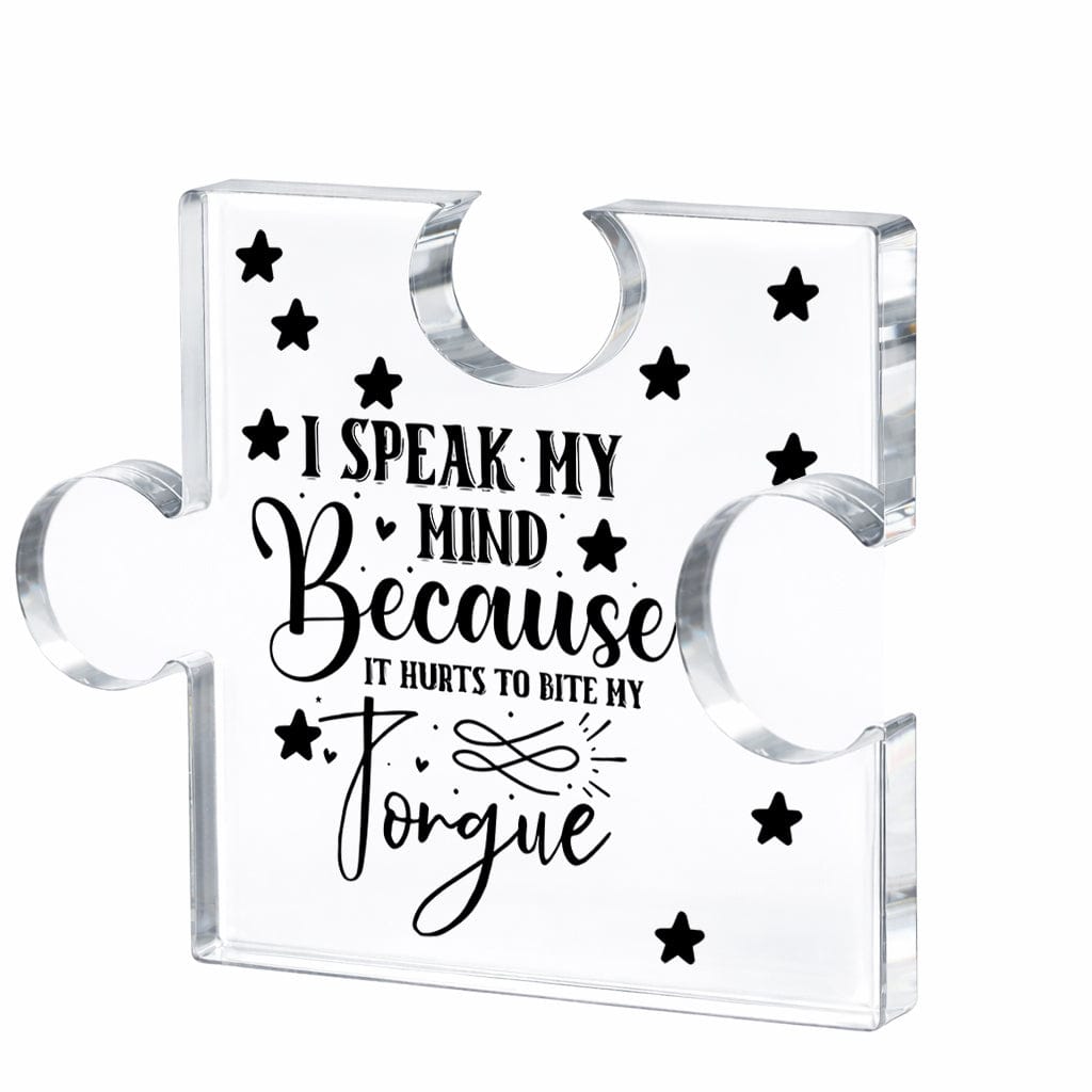 CusPrinting 100*125*14mm: Custom Jigsaw Puzzle Acrylic Block (Medium) - Team Synergy & Connection Achievement Award