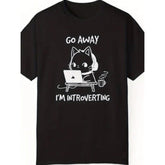 CusPrinting Men's Black Crew Neck Short Sleeve | Ideal For Hiking, Camping, Traveling, And Outdoor Activities, Durable For All-Day Wear, Couple Clothing 2025Family T-Shirt