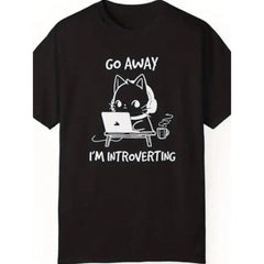 CusPrinting Men's Black Crew Neck Short Sleeve | Ideal For Hiking, Camping, Traveling, And Outdoor Activities, Durable For All-Day Wear, Couple Clothing 2025Family T-Shirt