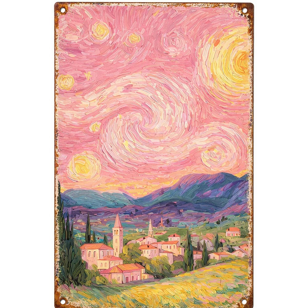 CusPrinting Personalized Rectangle Metal Wall Art (20x30cm) - Modern Artistic & Abstract Series