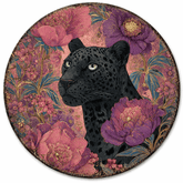 CusPrinting Personalized Round Metal Plaque (20cm) - Wildlife & Artistic Mascot Series