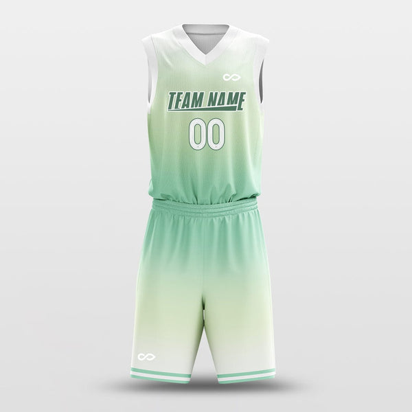 Color Green Basketball Jerseys Custom Design-XTeamwear