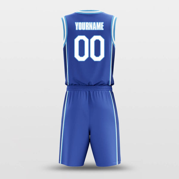 Intersection - Custom Sublimated Basketball Jersey Set Blue-XTeamwear