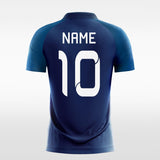 navy sublimated soccer jersey