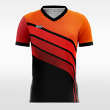 orange sublimated soccer jersey