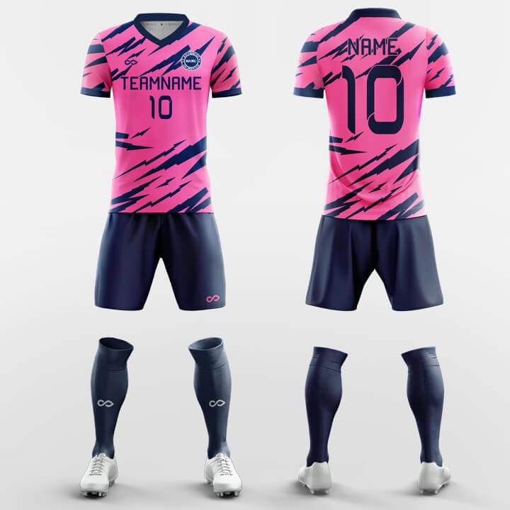 Custom Sublimation Pink American Football Jersey Team Women Men