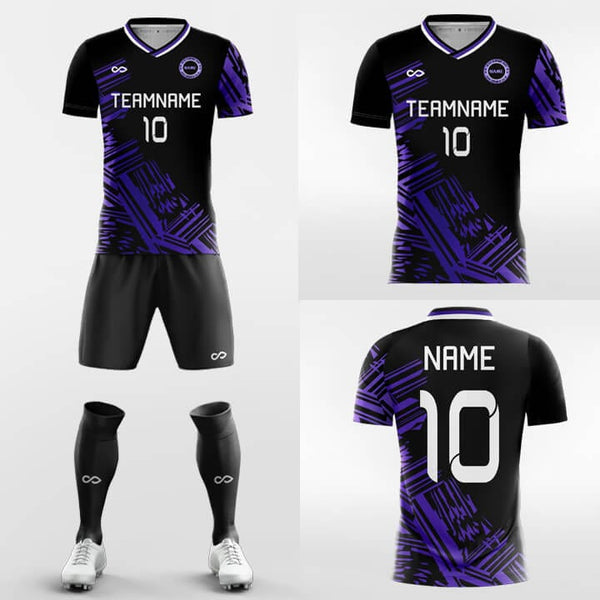 Design 44/White and Purple Soccer Kit  Soccer kits, Jersey design, Soccer  uniforms