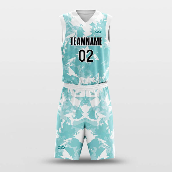 Hazy Blue - Customized Basketball Jersey Set Sublimated-XTeamwear