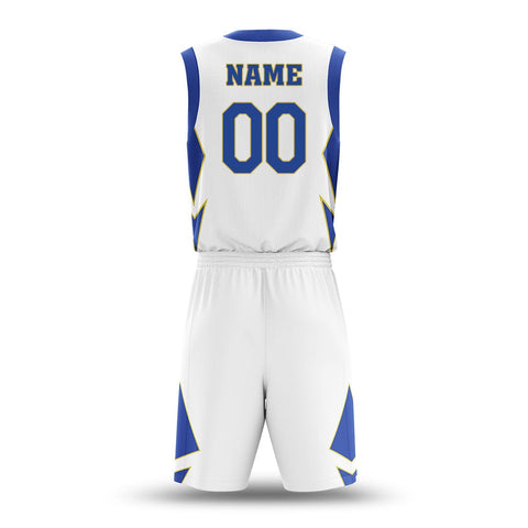 white sublimated basketball jersey