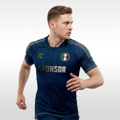 XTeamwear 2026 Global Elite Series - Custom Design Soccer Jersey for Men Sublimation(blue and dark gray)