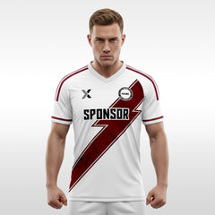 XTeamwear 2026 Global Elite Series - Custom Design Soccer Jersey for Men Sublimation(Crimson and white)