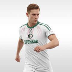 XTeamwear 2026 Global Elite Series - Custom Design Soccer Jersey for Men Sublimation(Green and white)