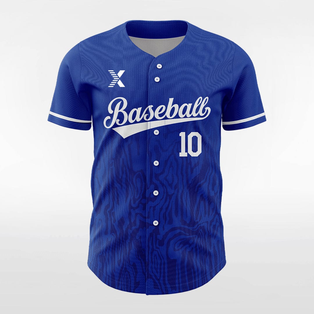 XTeamwear Annual Ring - Customized Men's Sublimated Button Down Baseball Jersey