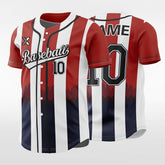 XTeamwear Blood City - Customized Men's Sublimated Button Down Baseball Jersey