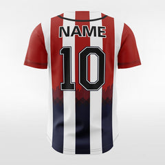 XTeamwear Blood City - Customized Men's Sublimated Button Down Baseball Jersey