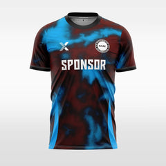 XTeamwear Blue / S Abstract color palette - Custom Design Soccer Jersey for Men Sublimation