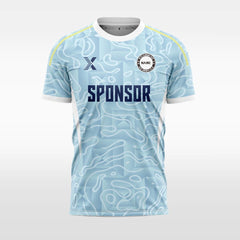 XTeamwear blue / S Cloud pattern - Custom Design Soccer Jersey for Men Sublimation