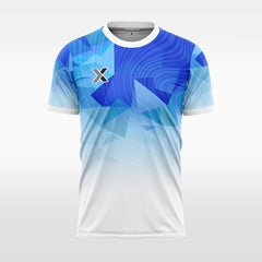XTeamwear blue / S Geometric Gradient - Custom Design Soccer Jersey for Men Sublimation
