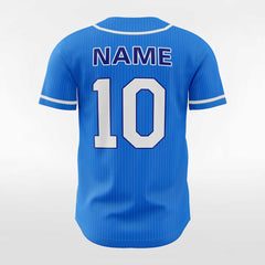 XTeamwear Blue Whale - Customized Men's Sublimated Button Down Baseball Jersey