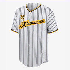 XTeamwear Bumblebee - Customized Men's Sublimated Button Down Baseball Jersey