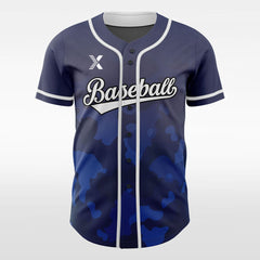 XTeamwear Camouflage 2 - Customized Men's Sublimated Button Down Baseball Jersey